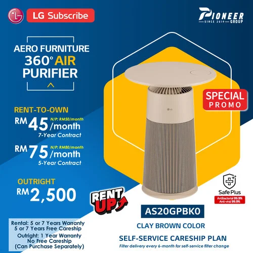 LG Air Purifier AS20GPBK0