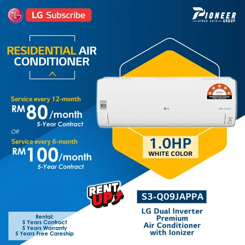 LG 1.0HP air conditioner