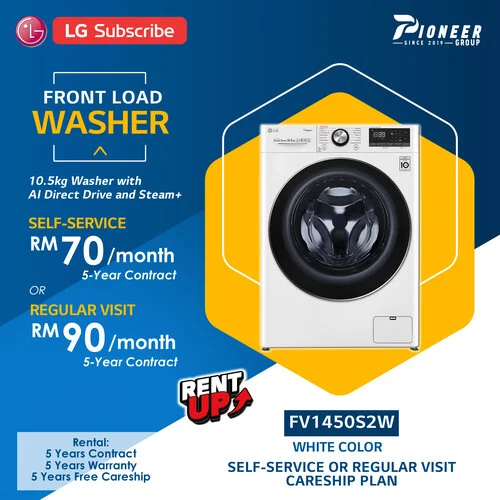 LG 10.5kg Front Load Washer